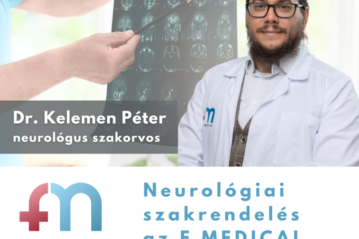 Dr. Kelemen Péter neurológus szakorvos az F MEDICAL Magánklinika csapatában