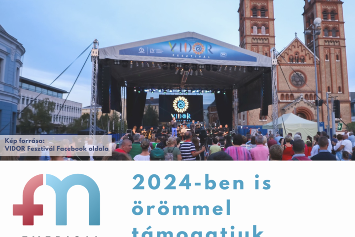 2024-ben is örömmel támogatjuk a VIDOR Fesztivált