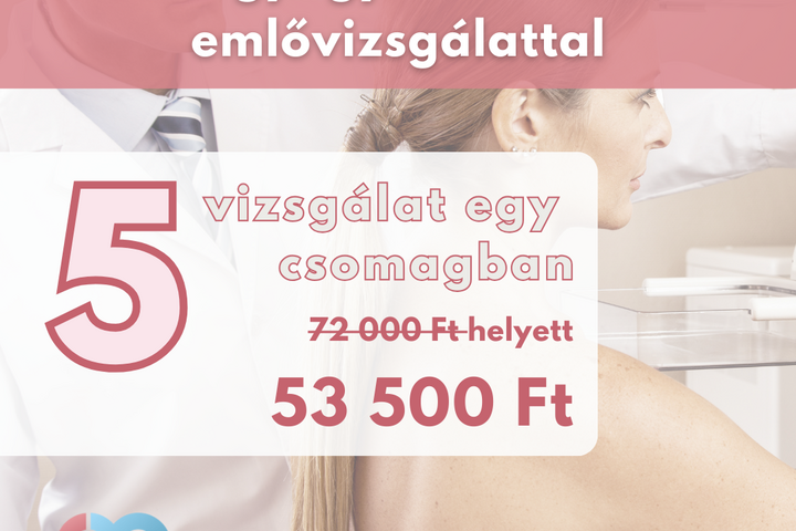 Komplex női szűrőcsomag nőgyógyászati- és emlővizsgálattal az F MEDICAL Magánklinikán