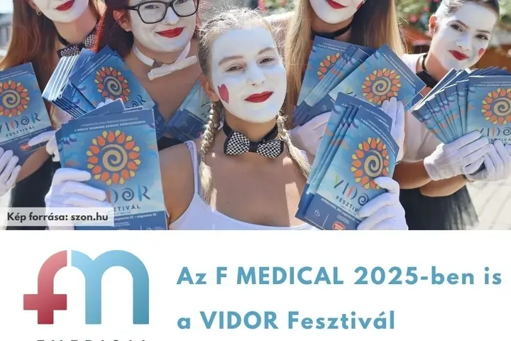Az F MEDICAL 2025-ben is a VIDOR Fesztivál büszke támogatója